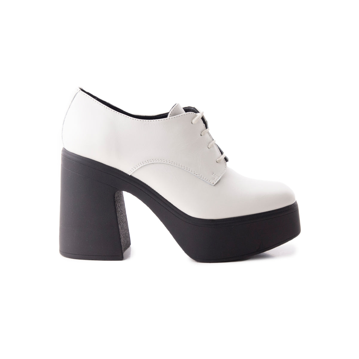 l'intervalle Corleone Blanc Cuir Blanc