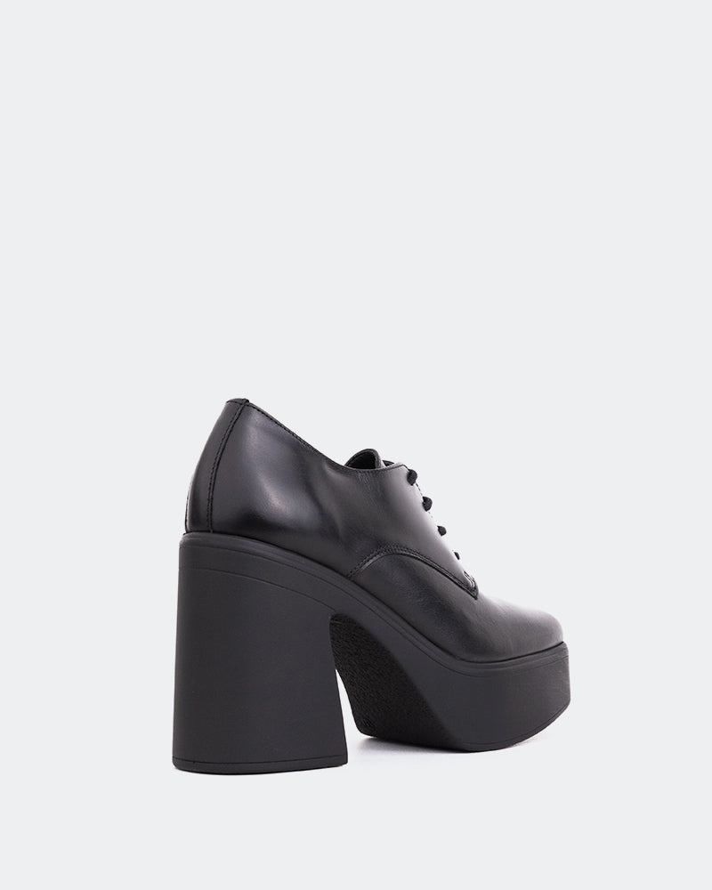L'intervalle Corleone Noir Cuir Noir