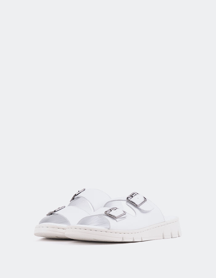 L'intervalle Corsham Cuir Blanc Blanc