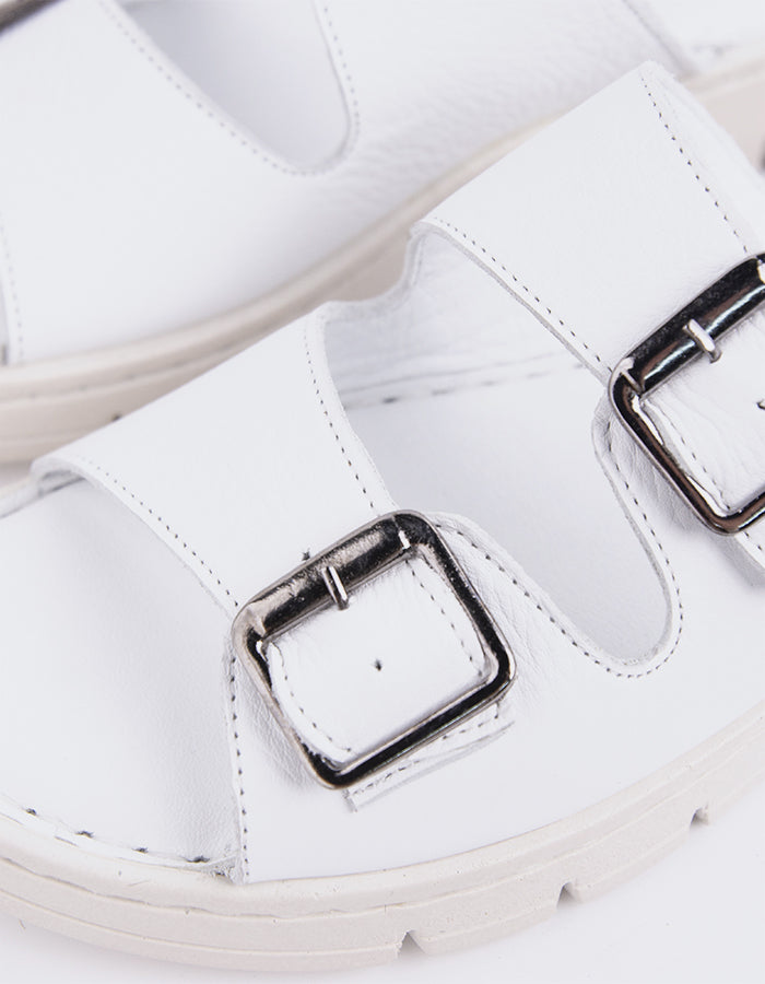 L'intervalle Corsham Cuir Blanc Blanc