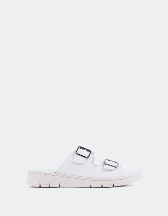 l'intervalle Corsham cuir blanc Blanc