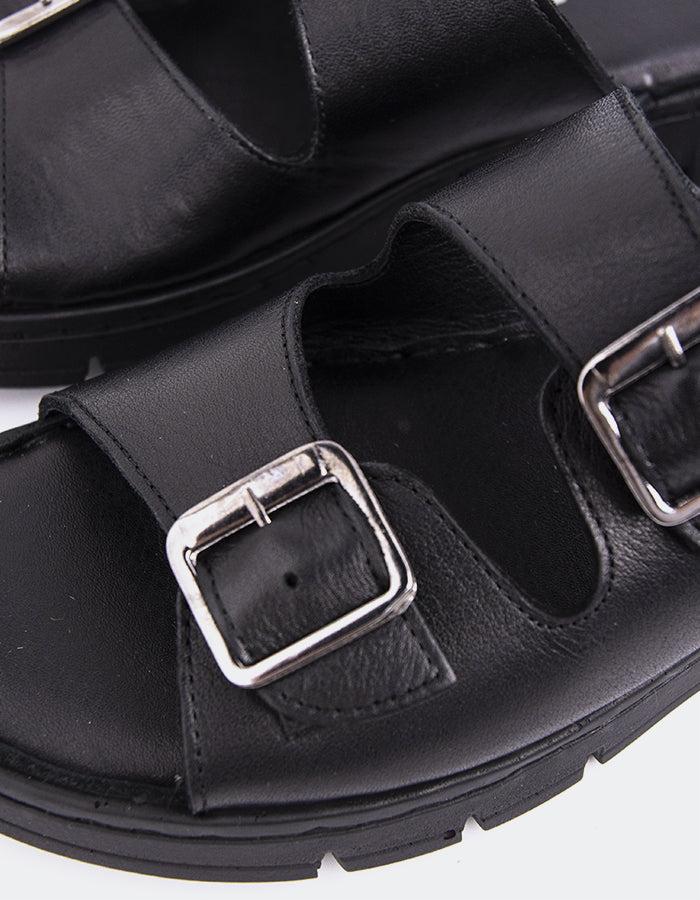 L'intervalle Corsham Noir Cuir Noir