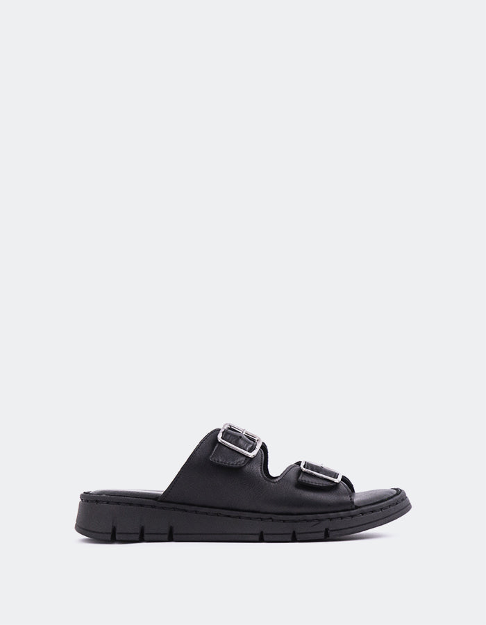 l'intervalle Corsham Noir Cuir Noir