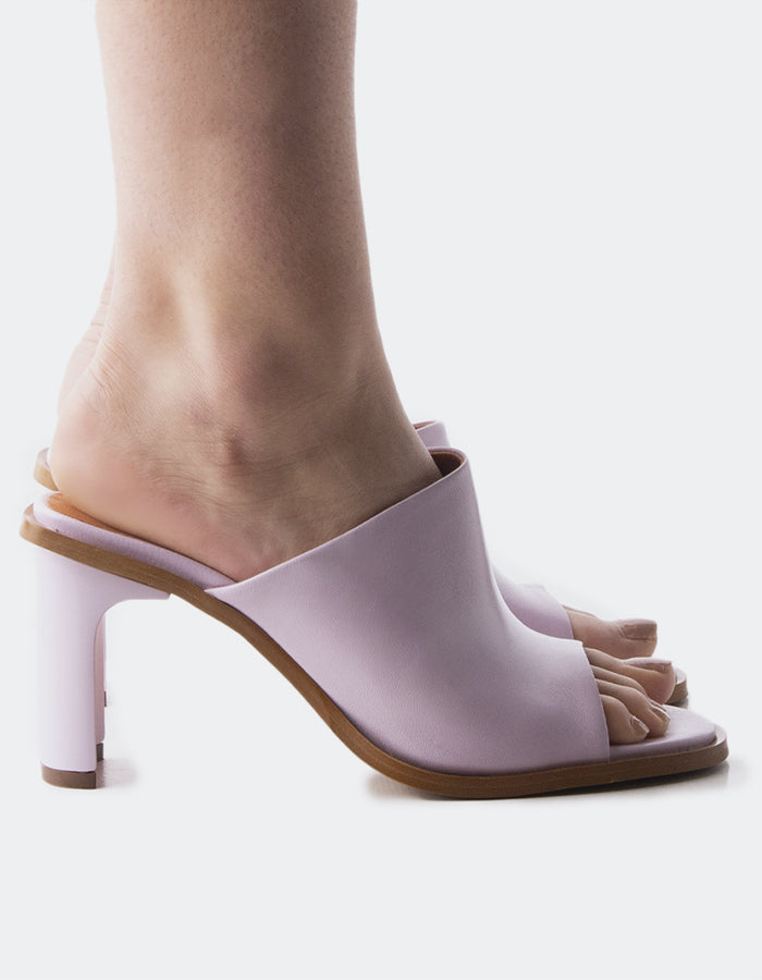 l'intervalle Corvo cuir lilas Mauve