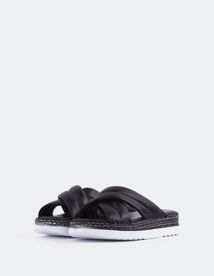 L'intervalle Cranwell Noir Cuir Noir