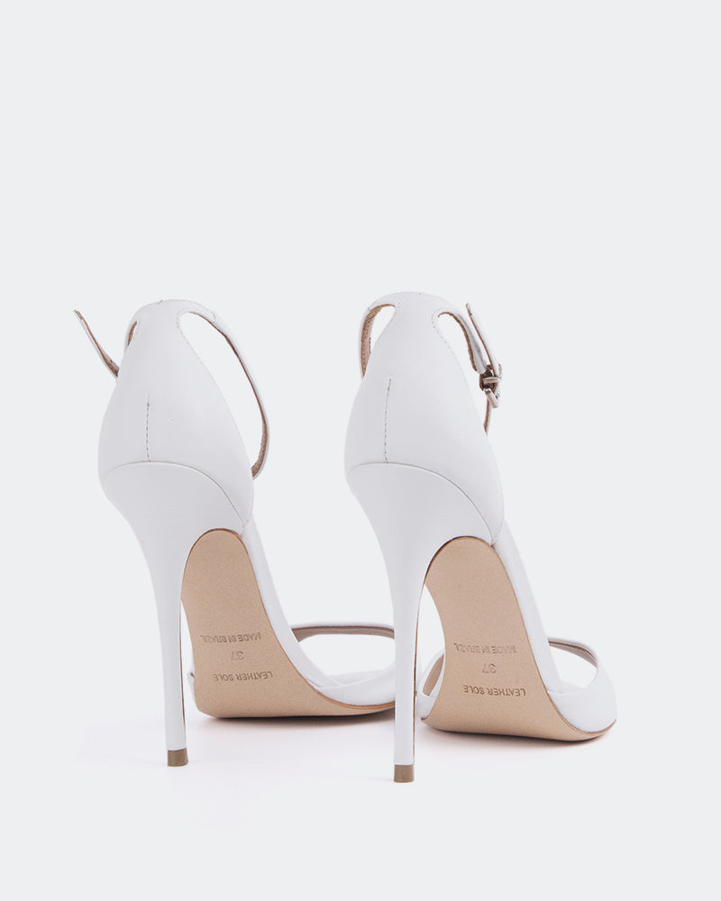 L'intervalle Cristiana Blanc Cuir Blanc