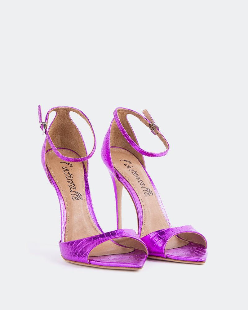 L'intervalle Cristiana Fucshia Croco Rose