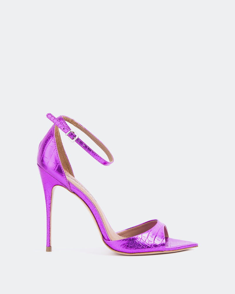 l'intervalle Cristiana Fucshia Croco Rose