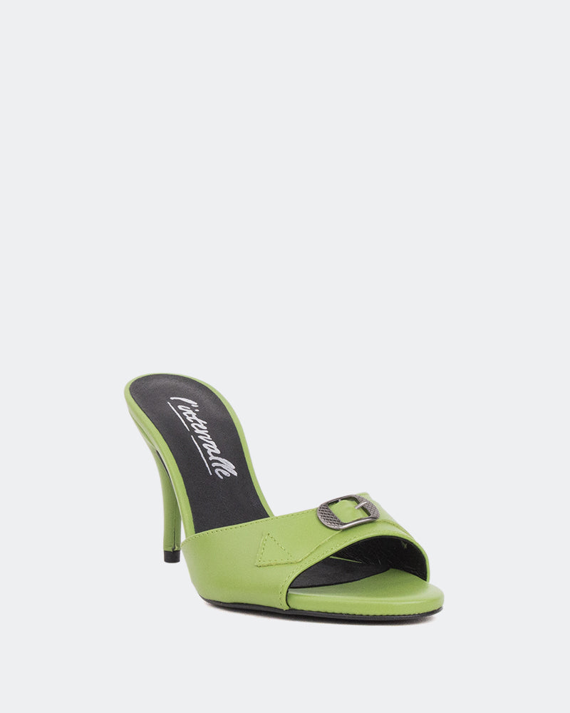 L'intervalle Cuir Absolute Vert Vert