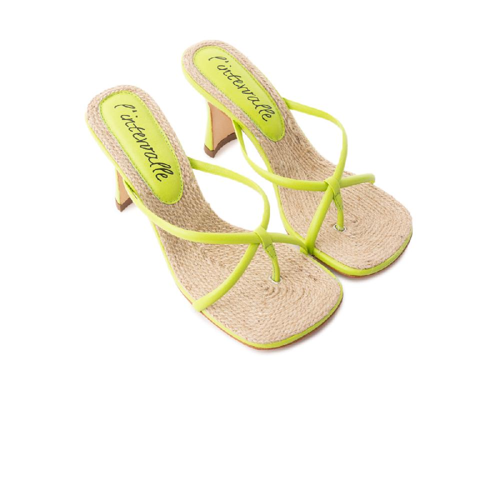 L'intervalle Cuir Baikal Lime Jaune