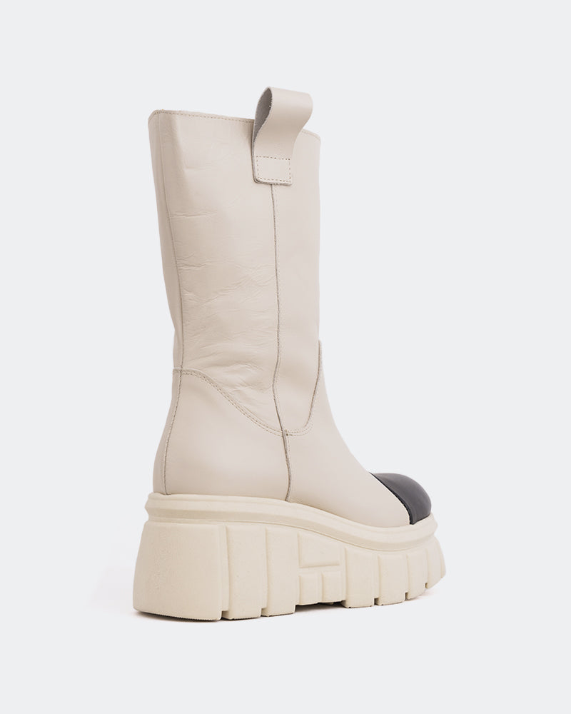 L'intervalle Cuir Beige Kelowna Amande