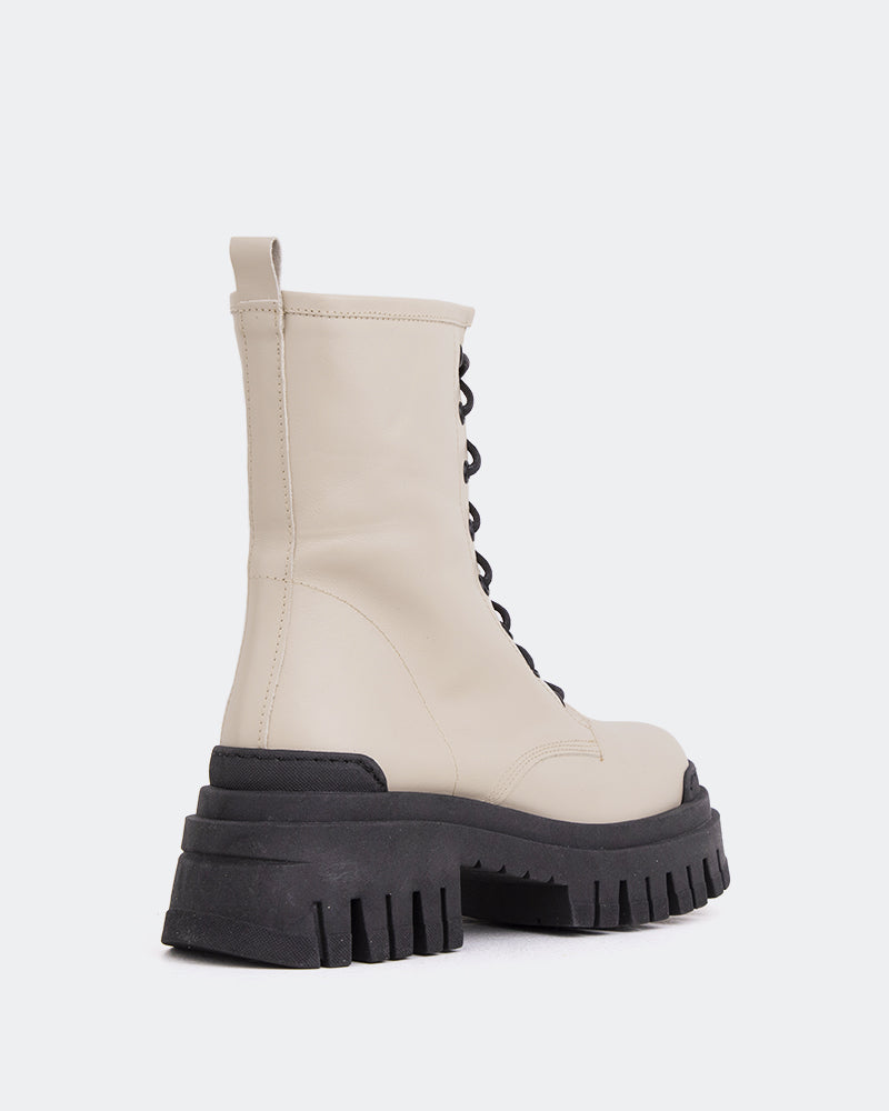 L'intervalle Cuir Beige Prairie Amande