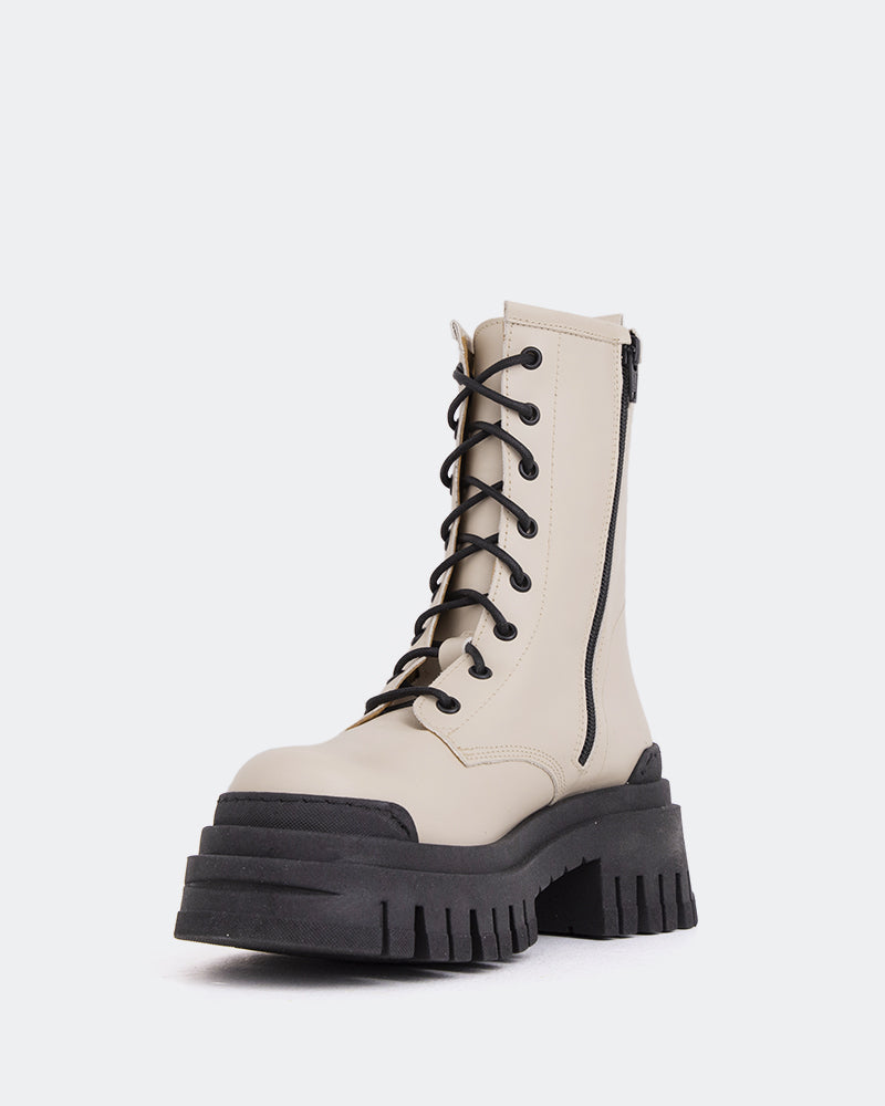 L'intervalle Cuir Beige Prairie Amande