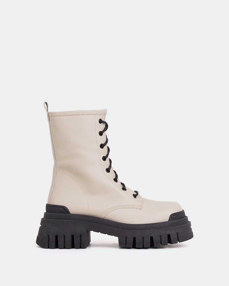 l'intervalle Cuir beige Prairie Amande