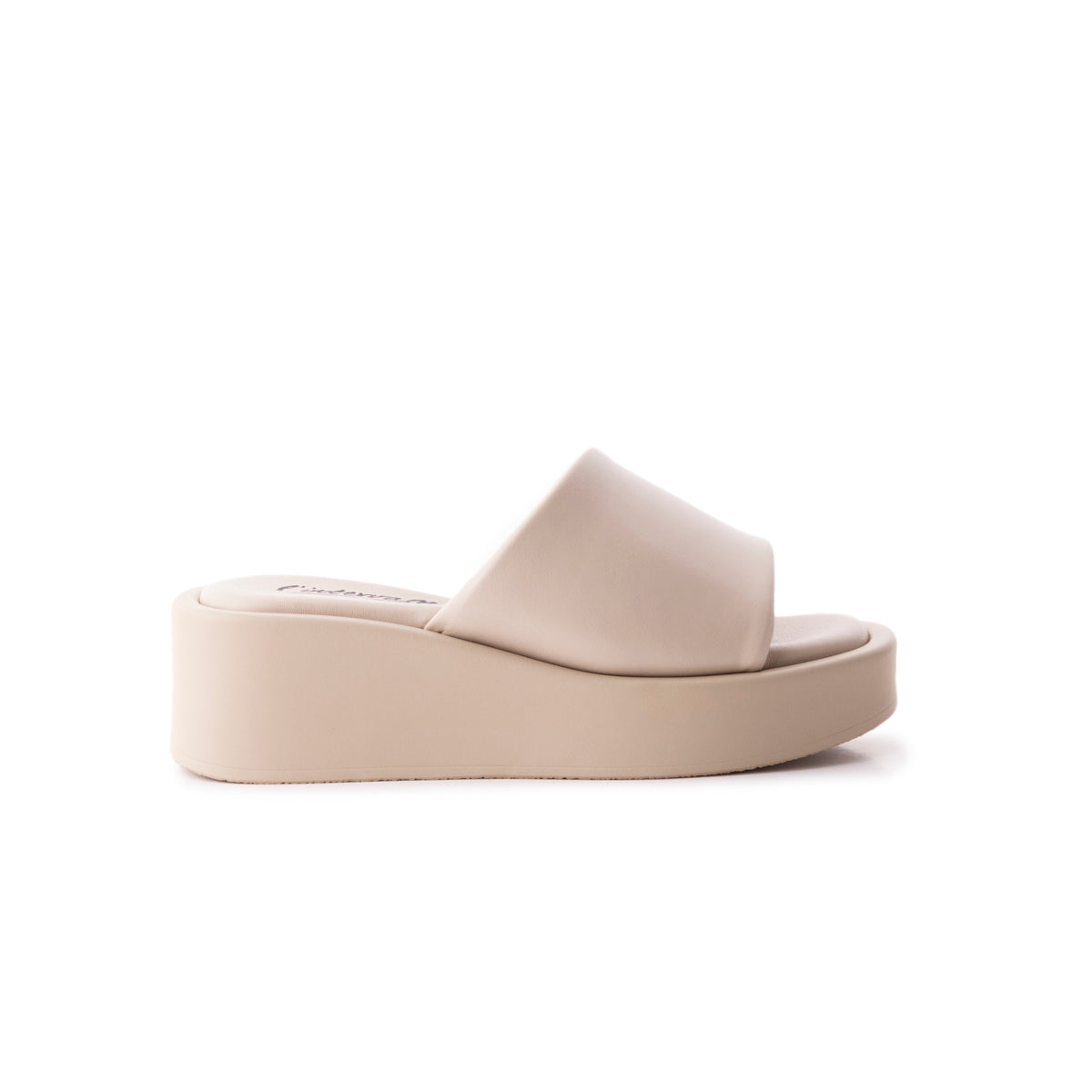l'intervalle Cuir beige Yashi Amande