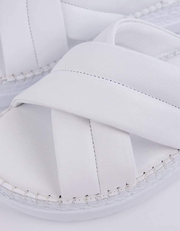 L'intervalle Cuir Blanc Cranwell Blanc