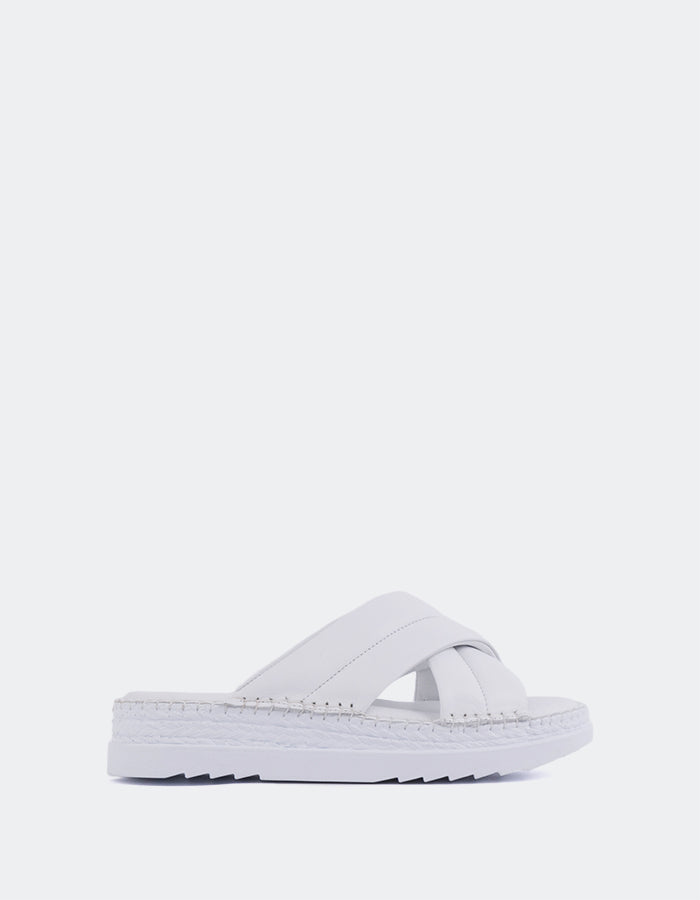 l'intervalle Cuir blanc Cranwell Blanc