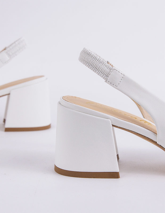 L'intervalle Cuir Blanc Dalida Blanc