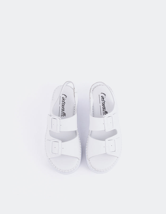 L'intervalle Cuir Blanc Grafton Blanc