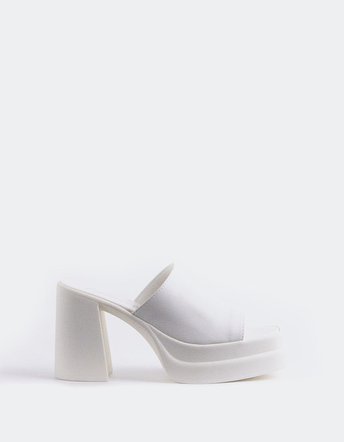 l'intervalle Cuir blanc Kalamata Blanc