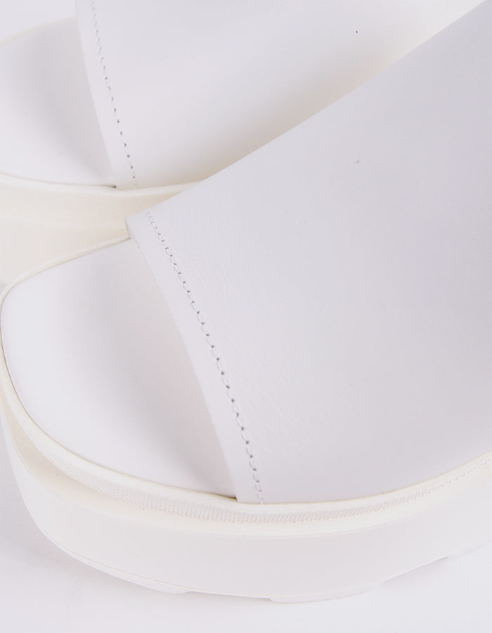 L'intervalle Cuir Blanc Positif Blanc