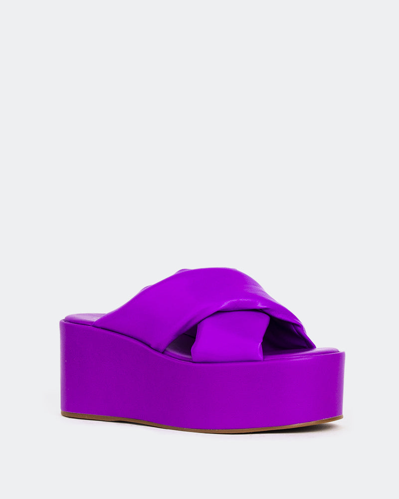 L'intervalle Cuir Casa Mauve Mauve