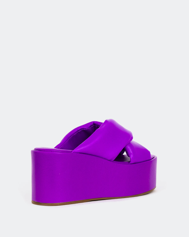 L'intervalle Cuir Casa Mauve Mauve