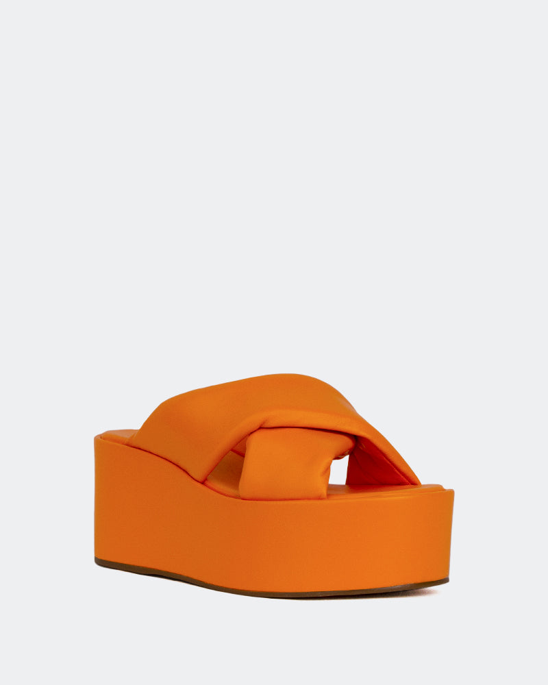 L'intervalle Cuir Casa Orange Orange