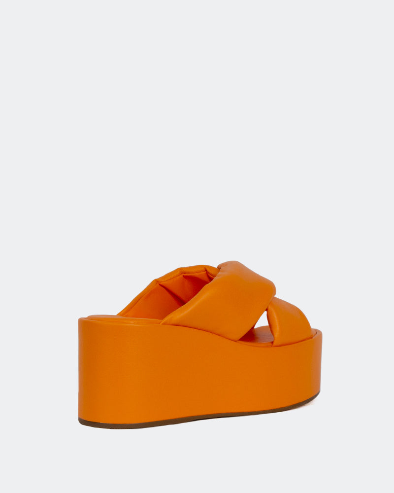 L'intervalle Cuir Casa Orange Orange