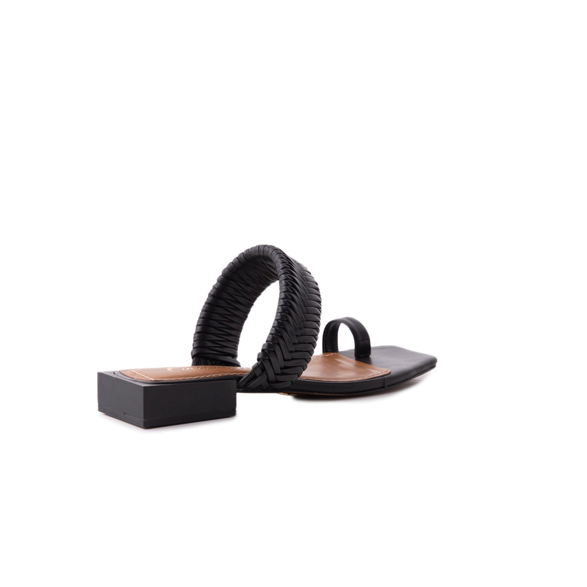 L'intervalle Cuir Colombia Noir Noir