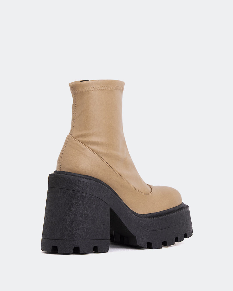 L'intervalle Cuir Crème Tana Chameau