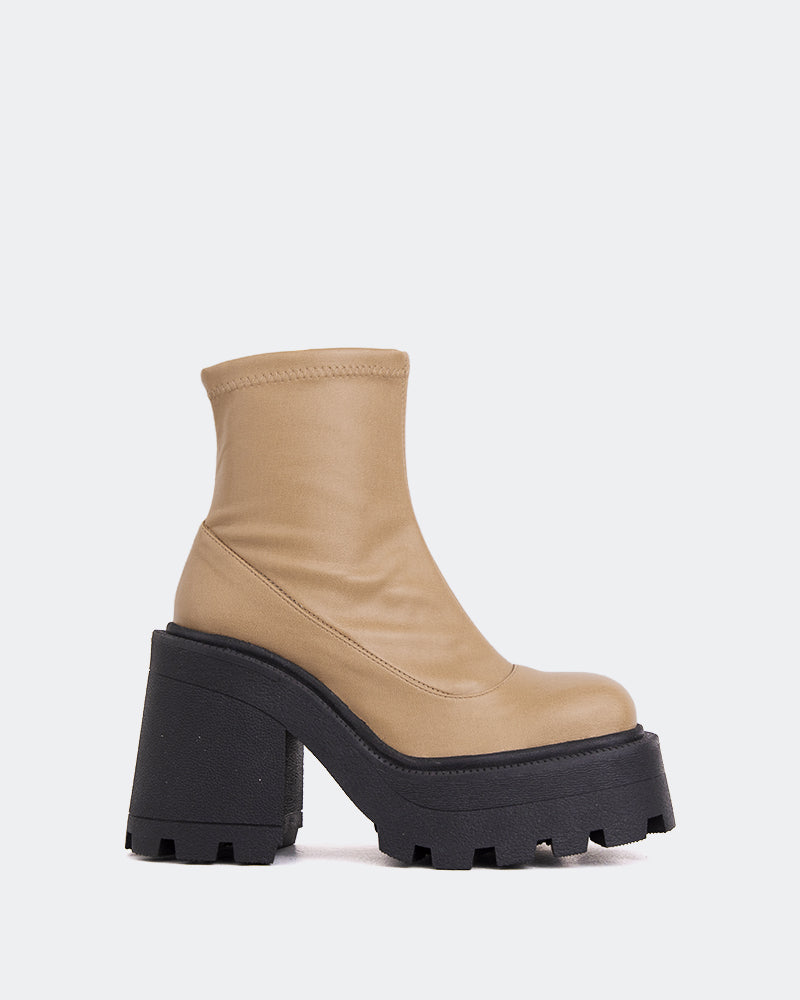 l'intervalle Cuir crème Tana Chameau