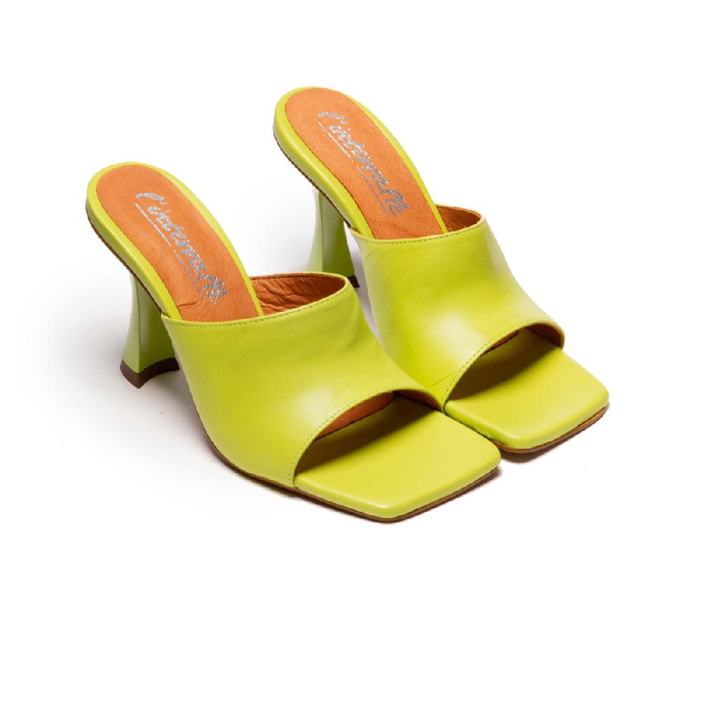 L'intervalle Cuir Cythera Kiwi Vert