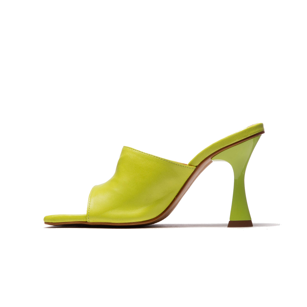 L'intervalle Cuir Cythera Kiwi Vert