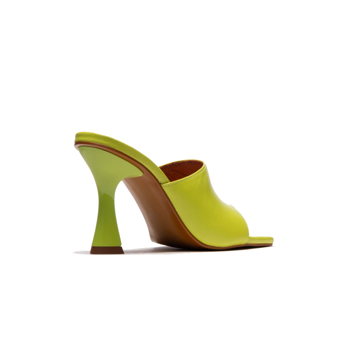 L'intervalle Cuir Cythera Kiwi Vert
