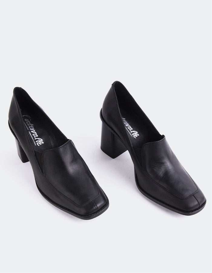 L'intervalle Cuir Gabiano Noir Noir