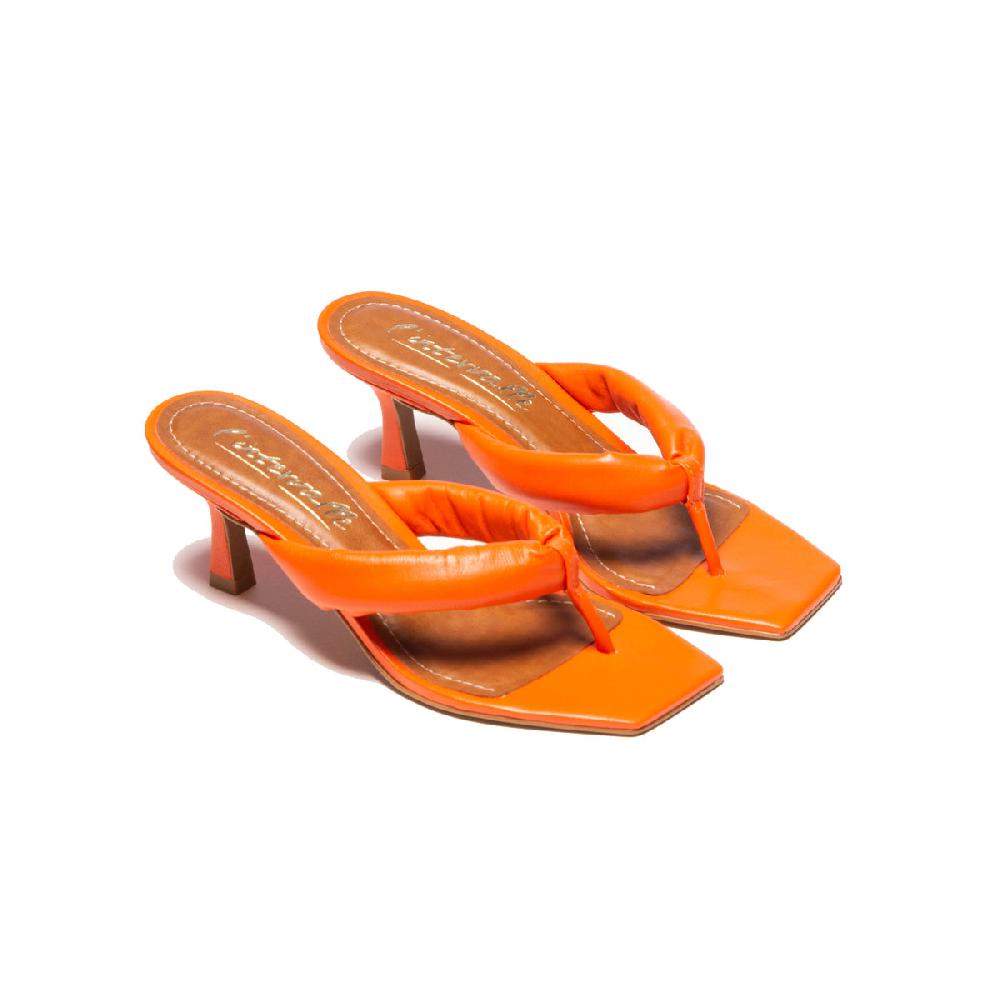 L'intervalle Cuir Gardenia Orange Orange