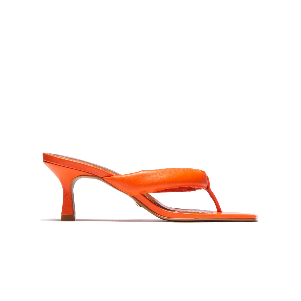 l'intervalle Cuir Gardenia Orange Orange