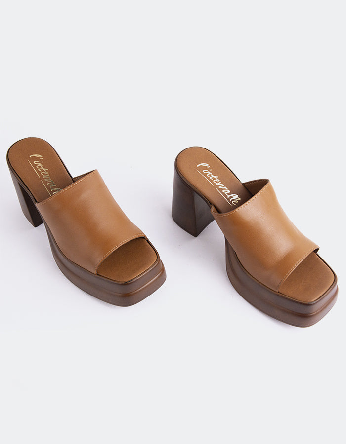 L'intervalle Cuir Kalamata Ocre Ocre