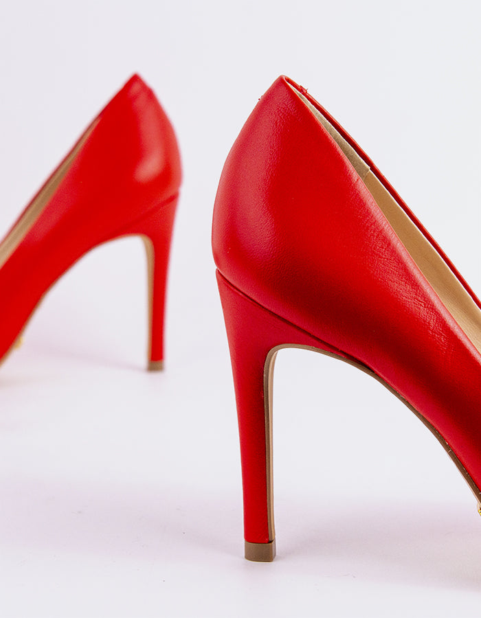 L'intervalle Cuir Love Rouge Rouge