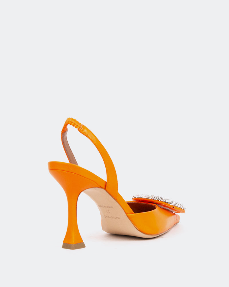 L'intervalle Cuir Orange Mayta Orange