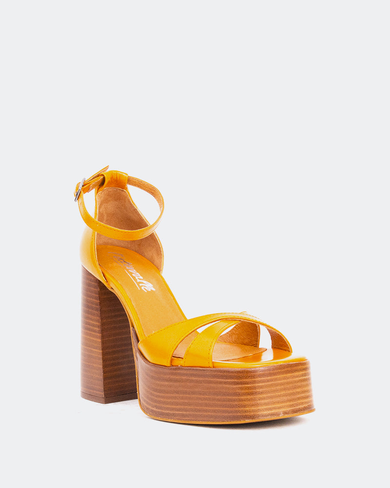 L'intervalle Cuir Orange Vixen Orange