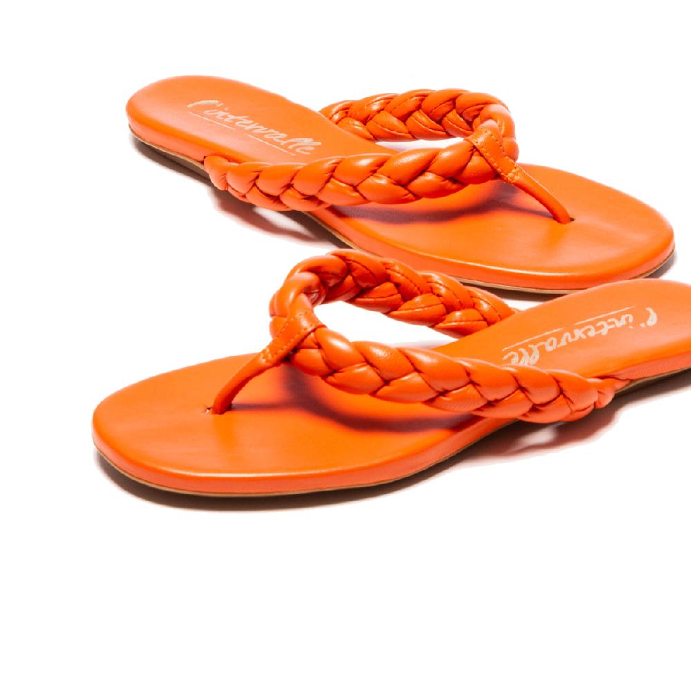 L'intervalle Cuir Sirocco Orange Orange