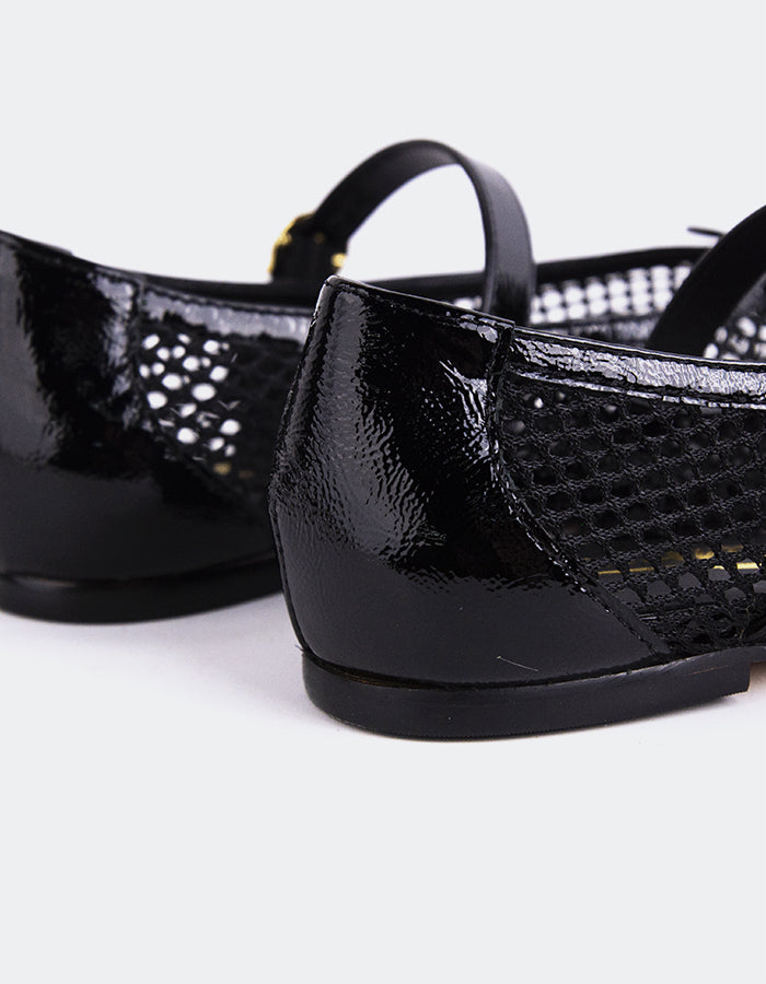 L'intervalle Cuir Starflower Noir Noir