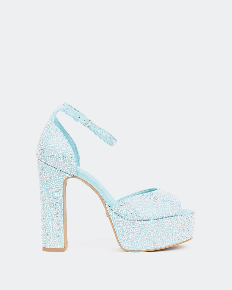 l'intervalle Cupid Turquoise Suède/Suède Tur. Bleu