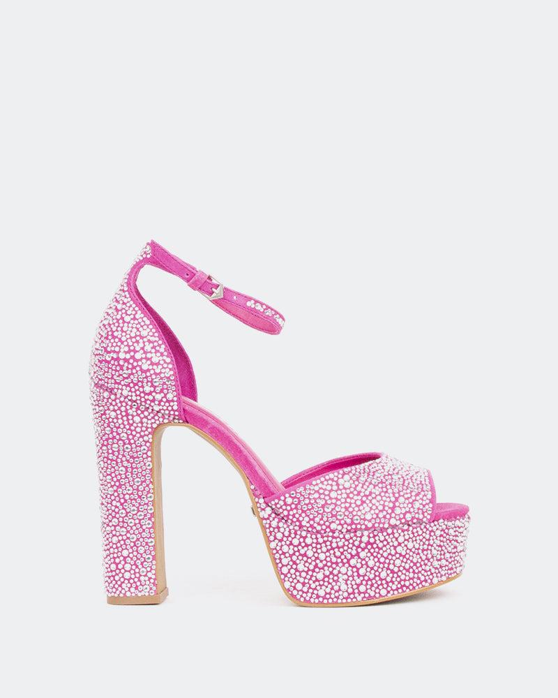 l'intervalle CupidFucshia Suède/Suède Fucshia Rose