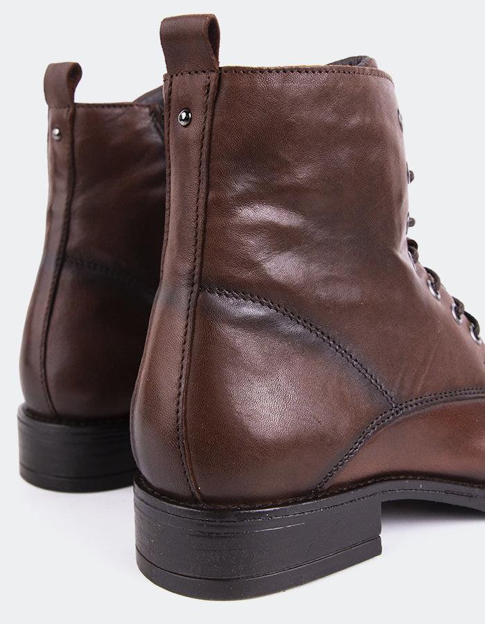 L'intervalle Daiki Brun Cuir Brun