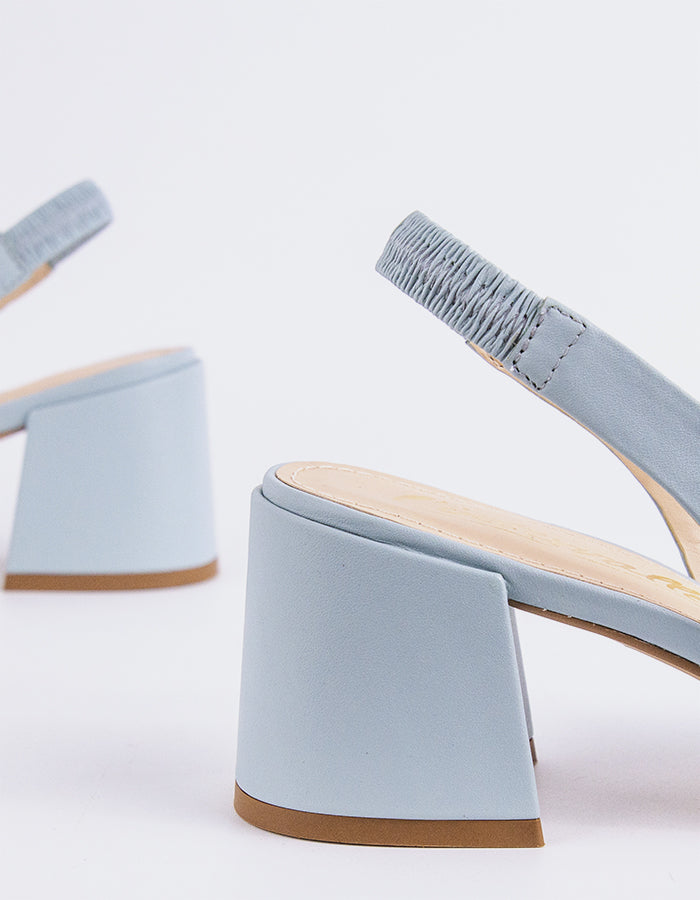 L'intervalle Dalida Bleu Cuir Bleu