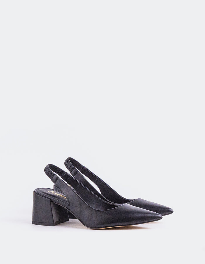 L'intervalle Dalida Noir Cuir Noir