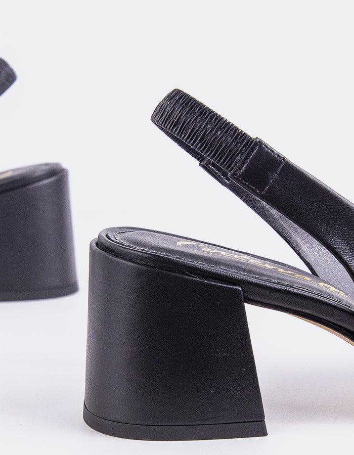 L'intervalle Dalida Noir Cuir Noir